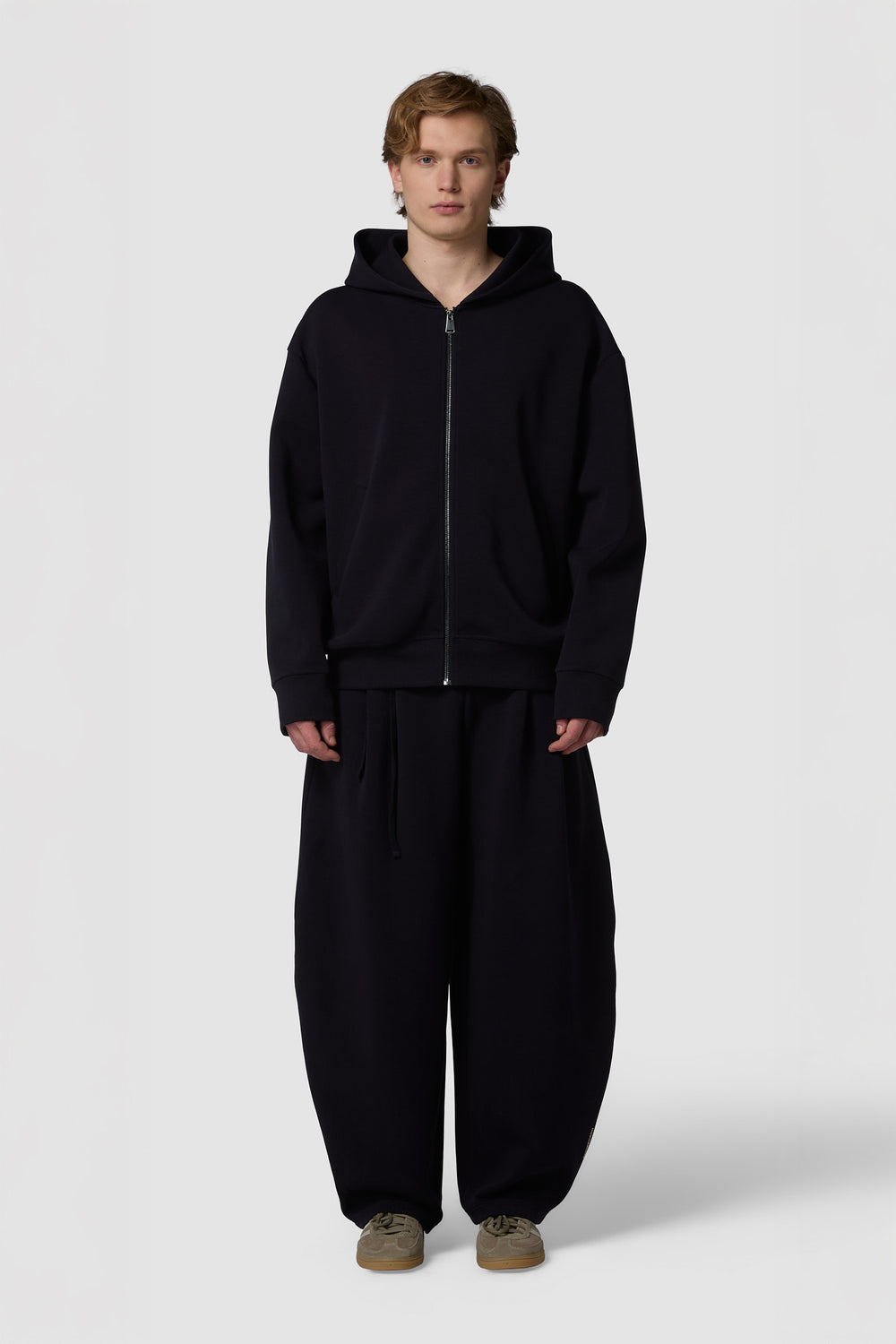 SETOSO - FULL-ZIP OVERSIZED HOODIE
