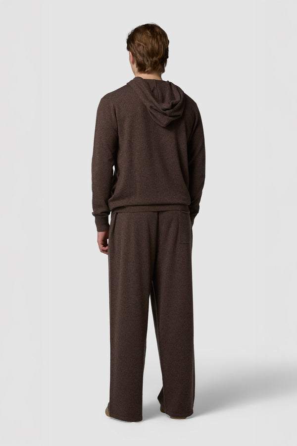 MORBIDINO - CASHMERE FULL-ZIP KNITTED HOODIE 