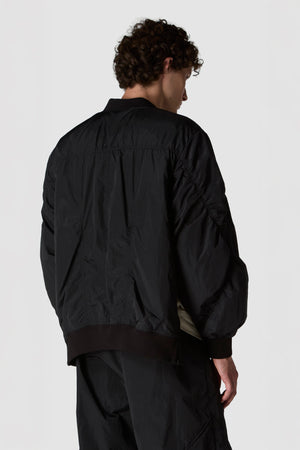 QUADRATINO - BOMBER IN NYLON IMBOTTITO