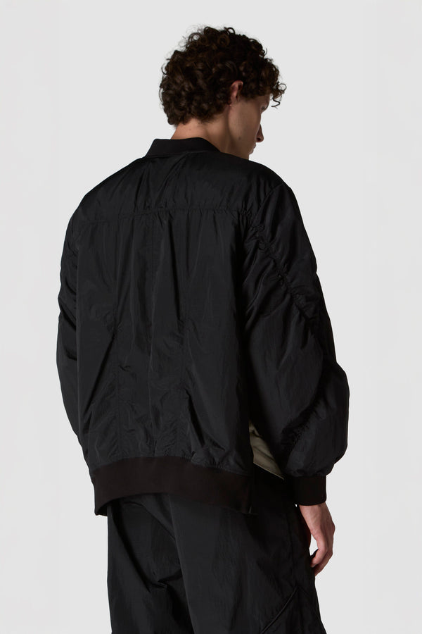 QUADRATINO - BOMBER IN NYLON IMBOTTITO