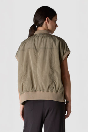 QUADRATINO - GILET IN NYLON IMBOTTITO
