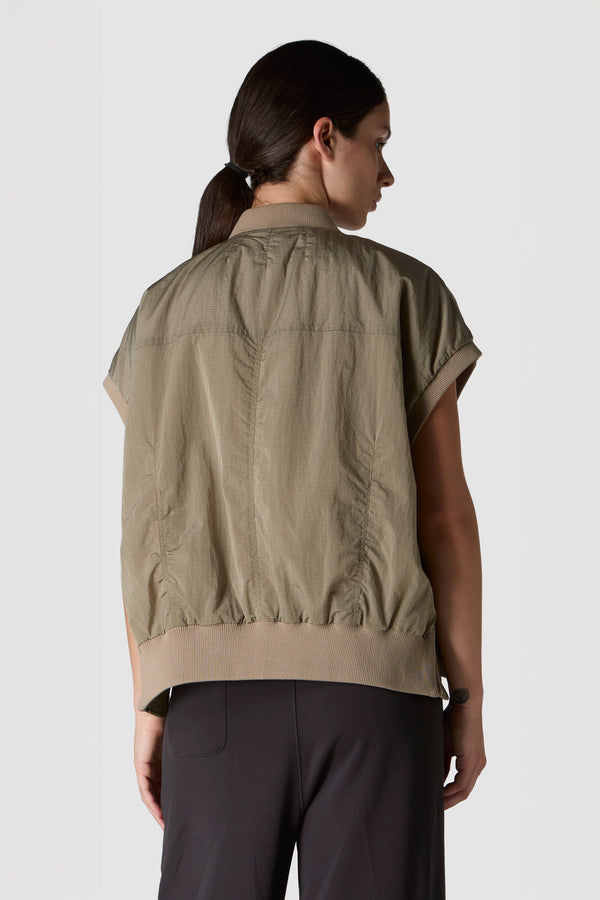 QUADRATINO - GILET IN NYLON IMBOTTITO