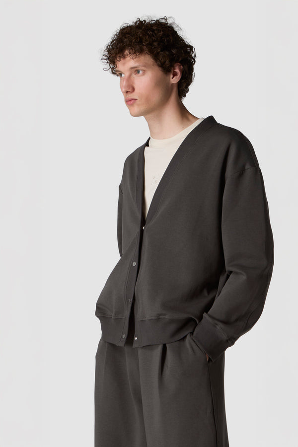 SETOSO ESTIVO - CARDIGAN DI FELPA IN COTONE E LYOCELL
