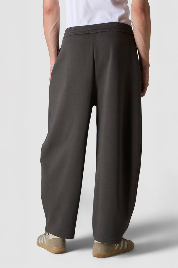 SETOSO ESTIVO - PANTALONI BARREL DI FELPA IN COTONE E LYOCELL