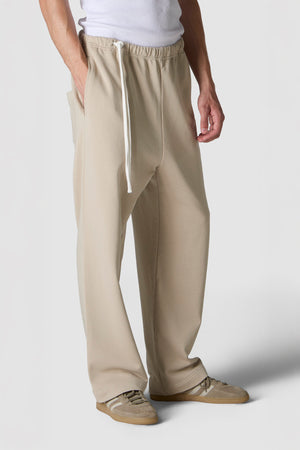 FRESCO - PANTALONI DI FELPA IN COTONE E SETA