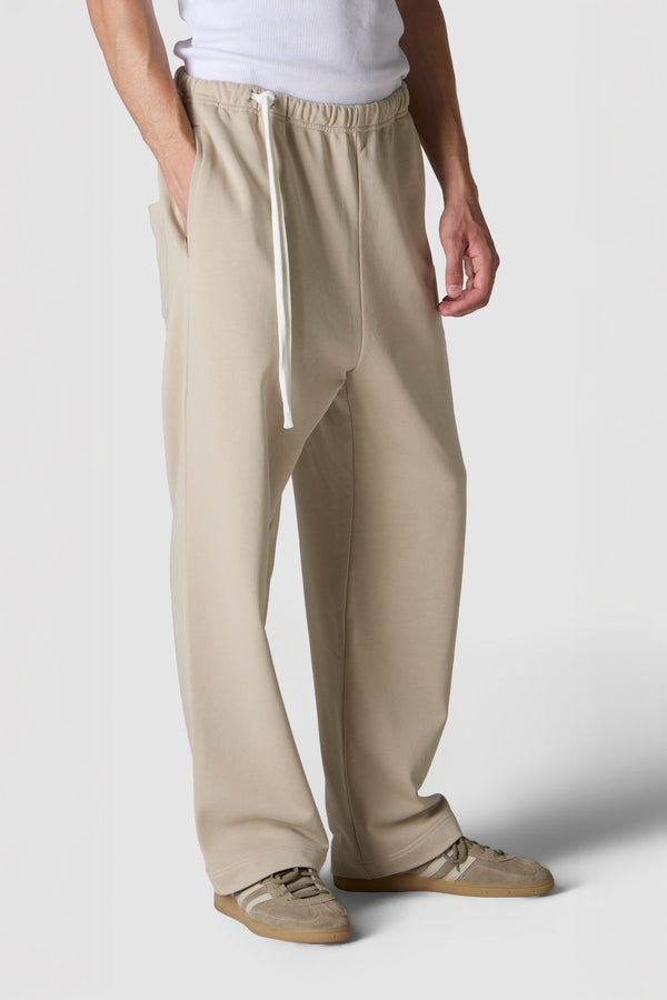 FRESCO - PANTALONI DI FELPA IN COTONE E SETA