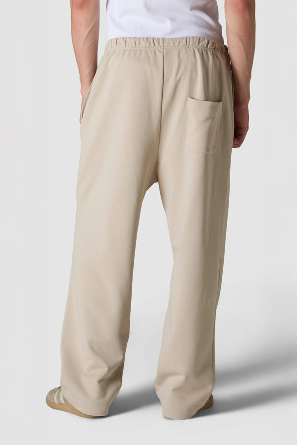 FRESCO - PANTALONI DI FELPA IN COTONE E SETA