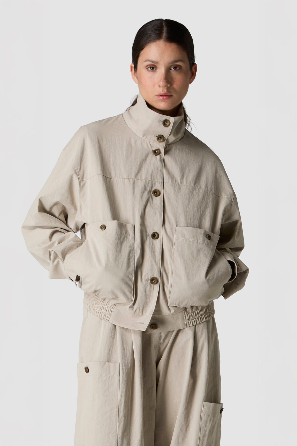 FORTE - GIACCA IN COTONE NYLON