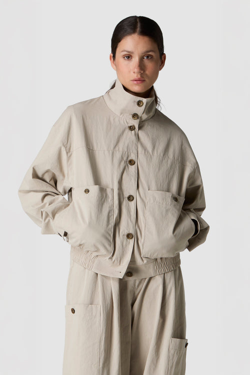 FORTE - GIACCA IN COTONE NYLON