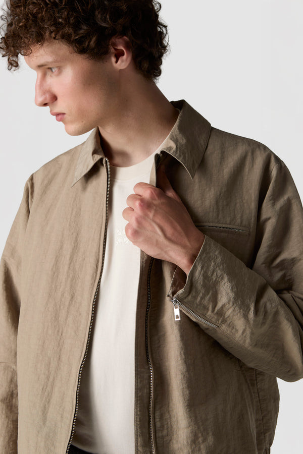 PIOGGIA - GIACCA IN NYLON LINO