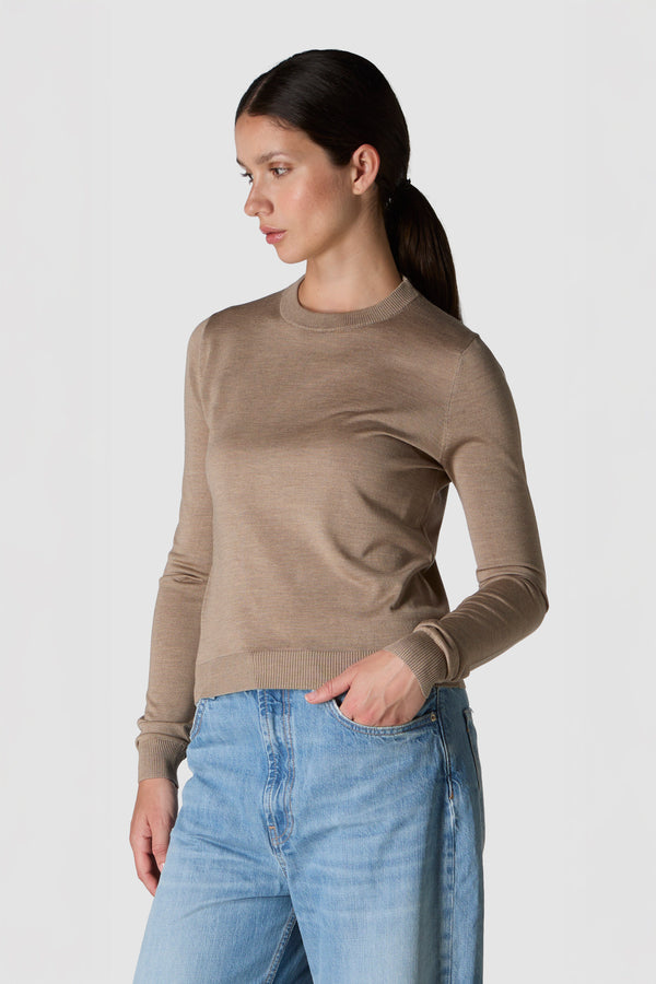 ALTISSIMO - MAGLIA IN SETA E CASHMERE
