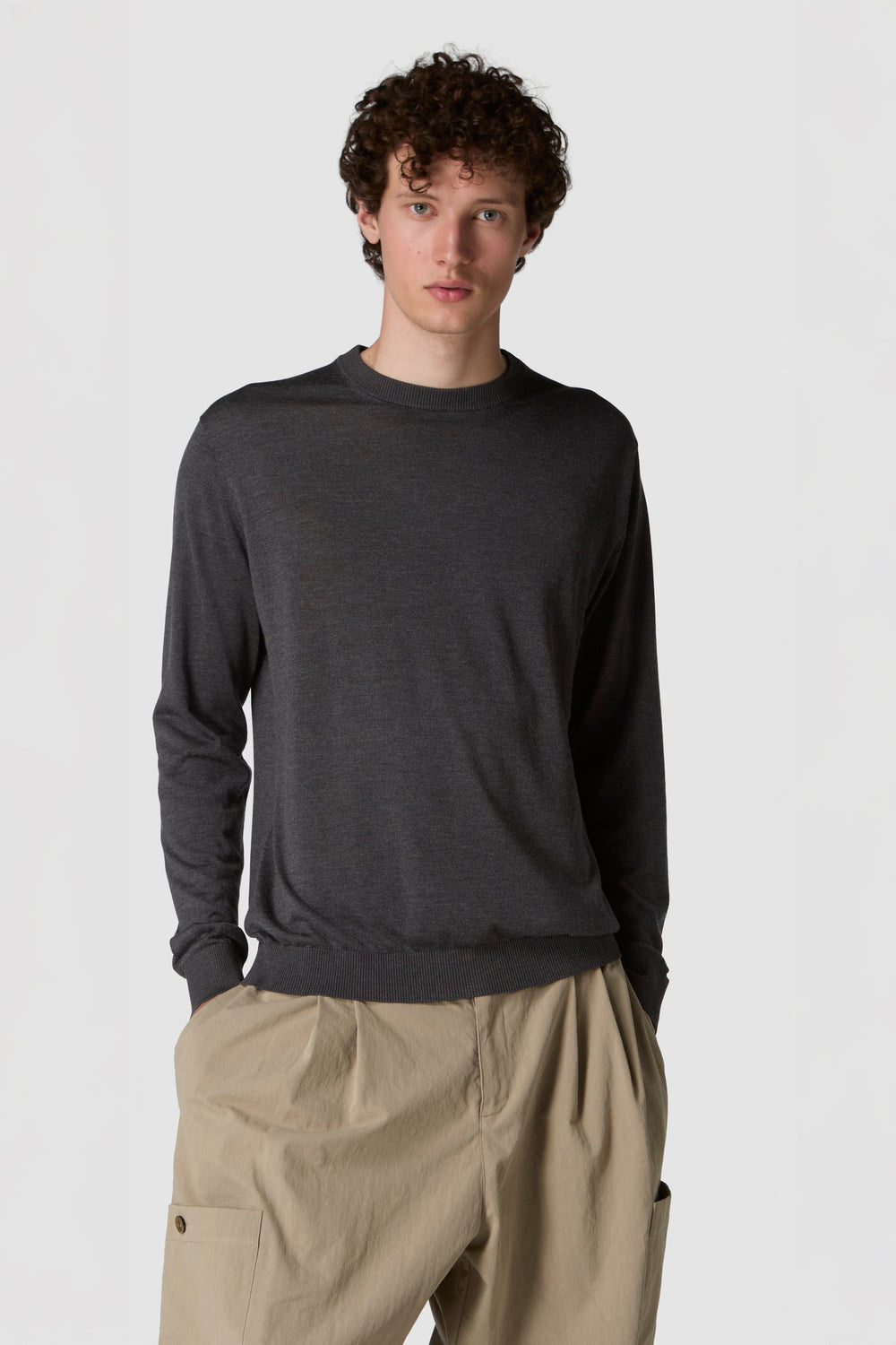 ALTISSIMO - MAGLIA IN SETA E CASHMERE