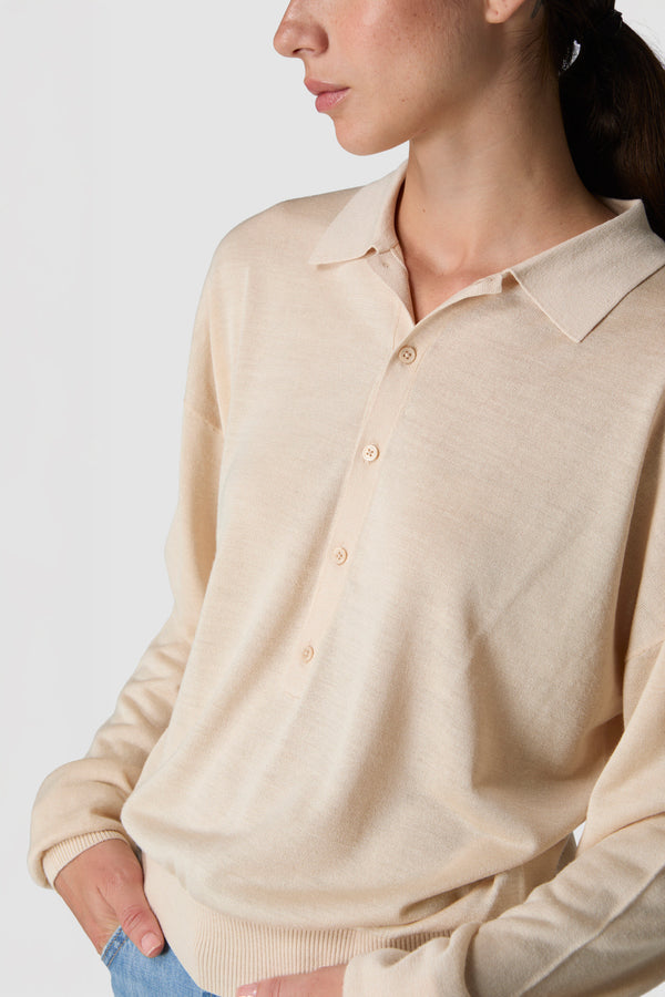 FLUIDO - MAGLIA POLO IN SETA