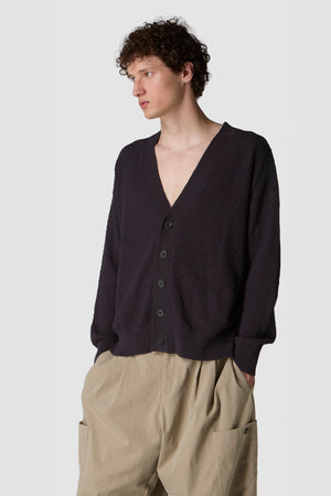 CORDA - CARDIGAN IN LINO E COTONE