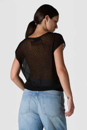 SCINTILLA - GILET DI MAGLIA IN MISTO VISCOSA POLIESTERE