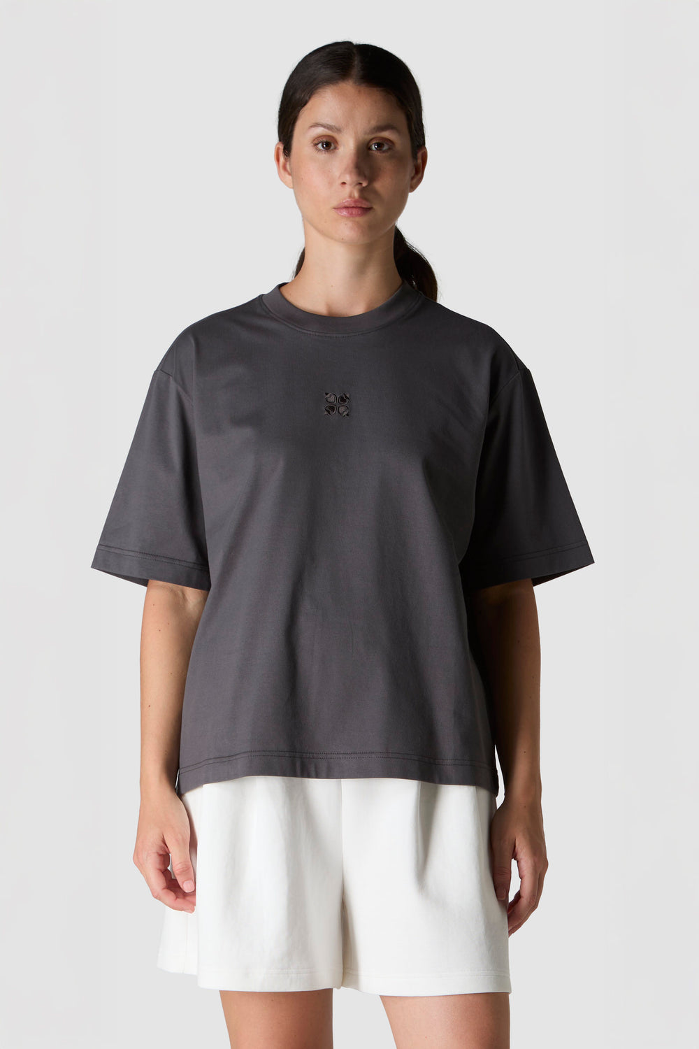 AMERICANINO - T-SHIRT CON LOGO SIGILLO IN COTONE