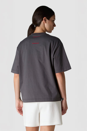 AMERICANINO - T-SHIRT CON LOGO SIGILLO IN COTONE