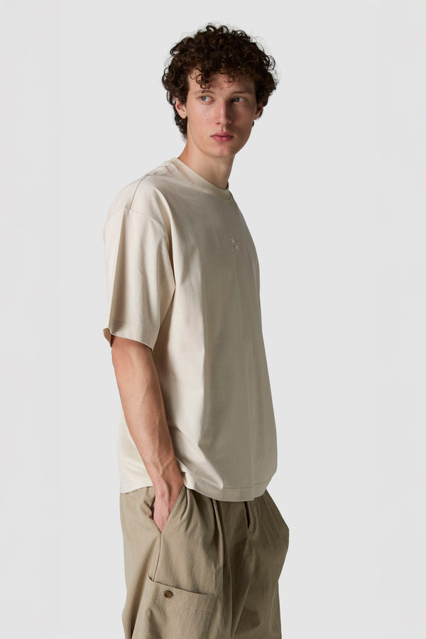 AMERICANINO - T-SHIRT CON LOGO SIGILLO IN COTONE