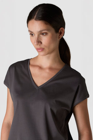 LISCIO - T-SHIRT IN JERSEY DI COTONE SUPIMA E SETA