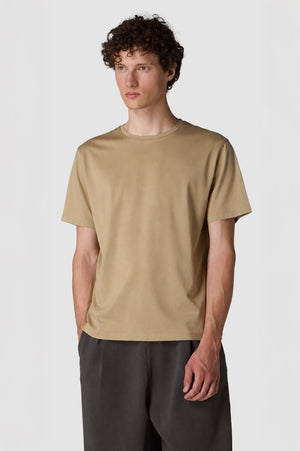 LISCIO - T-SHIRT IN JERSEY DI COTONE SUPIMA E SETA