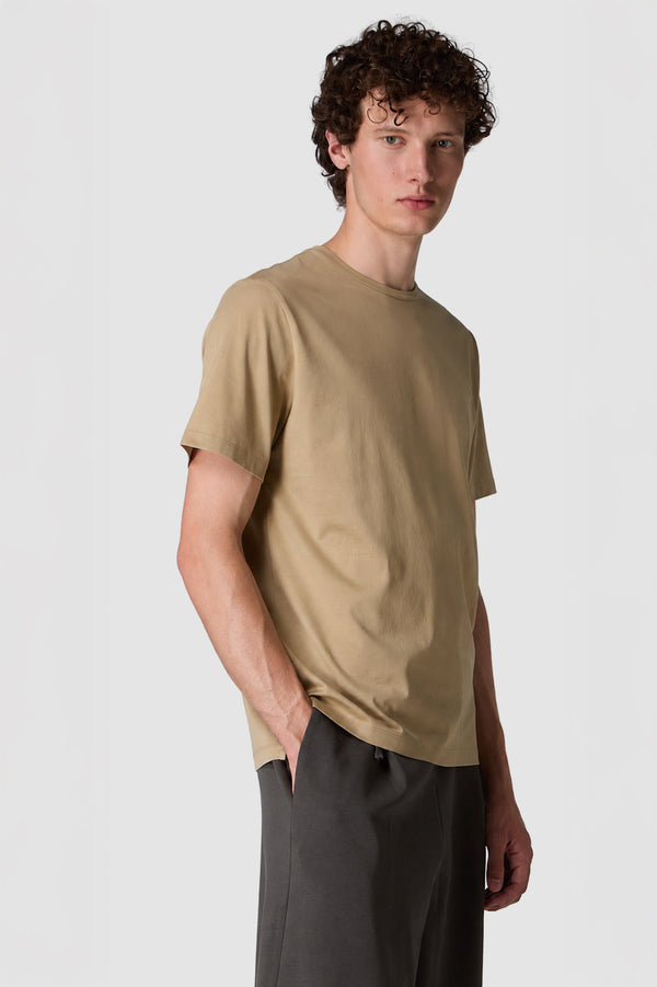 LISCIO - T-SHIRT IN JERSEY DI COTONE SUPIMA E SETA