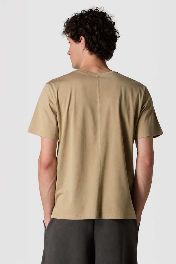 LISCIO - T-SHIRT IN JERSEY DI COTONE SUPIMA E SETA