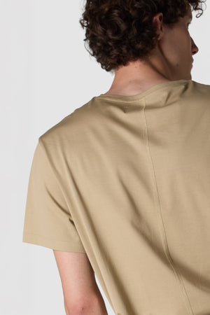 LISCIO - T-SHIRT IN JERSEY DI COTONE SUPIMA E SETA
