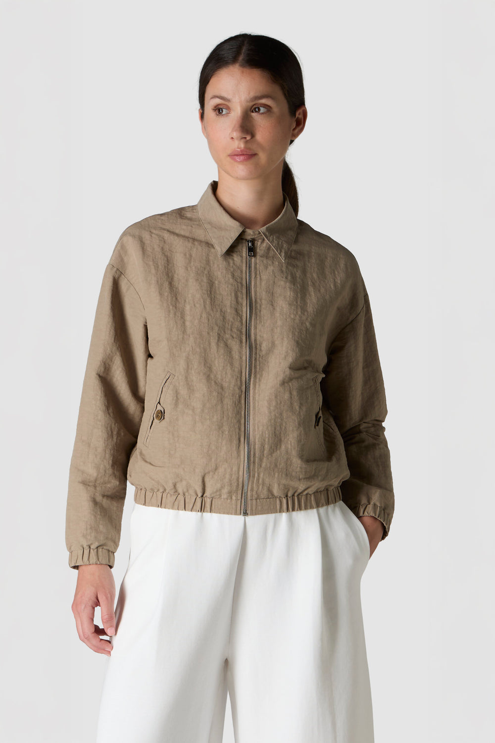 PIOGGIA - GIACCA IN NYLON LINO