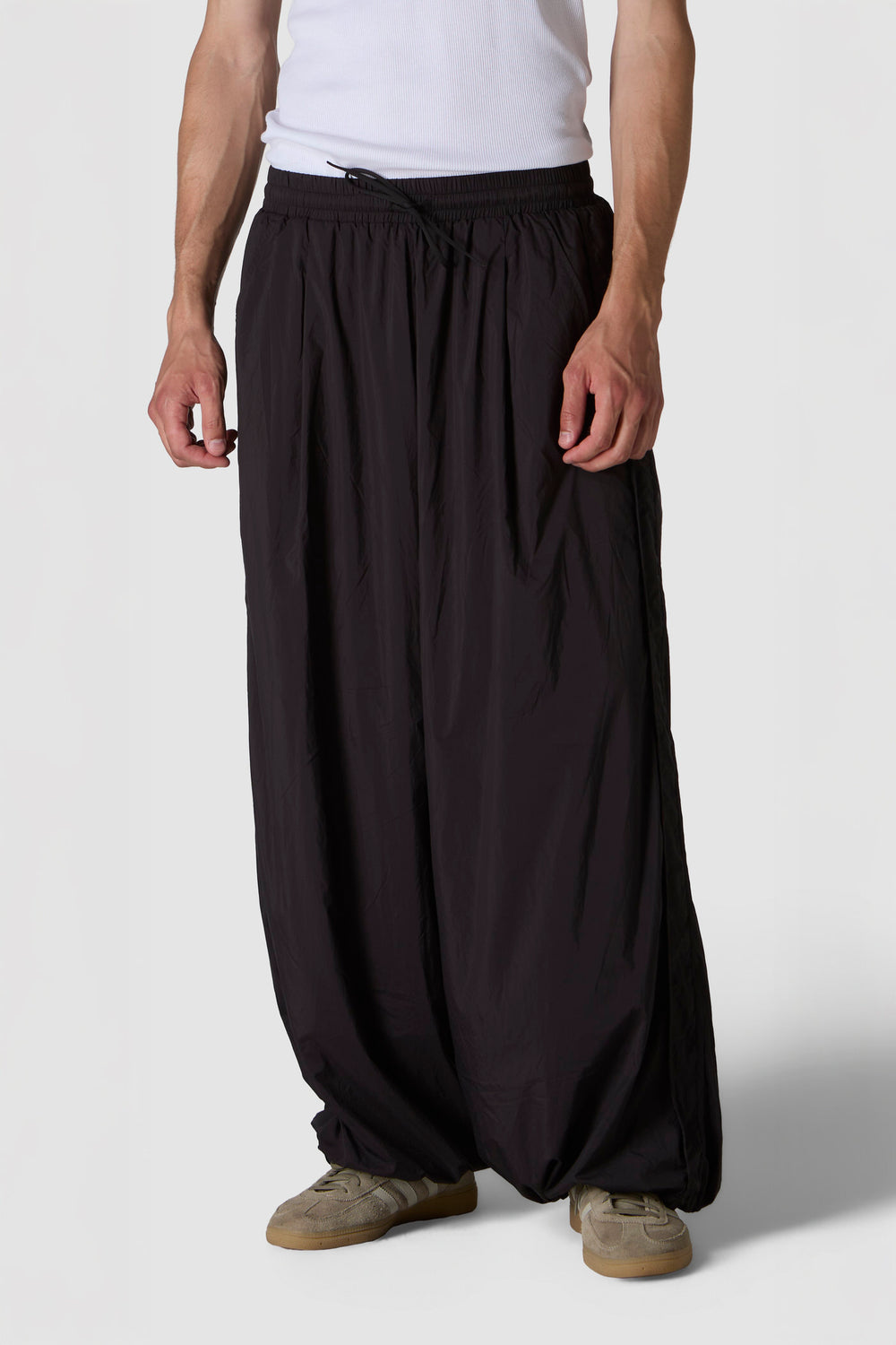 VENTOSO - NYLON WIDE PANTS