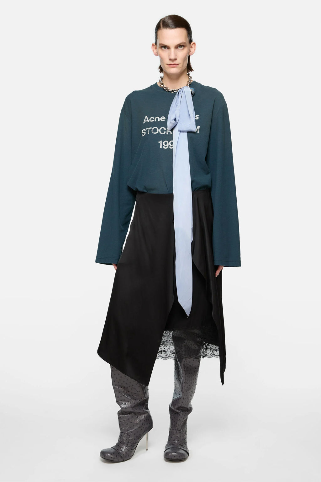 OVERSIZED FIT CROPPED JACKET