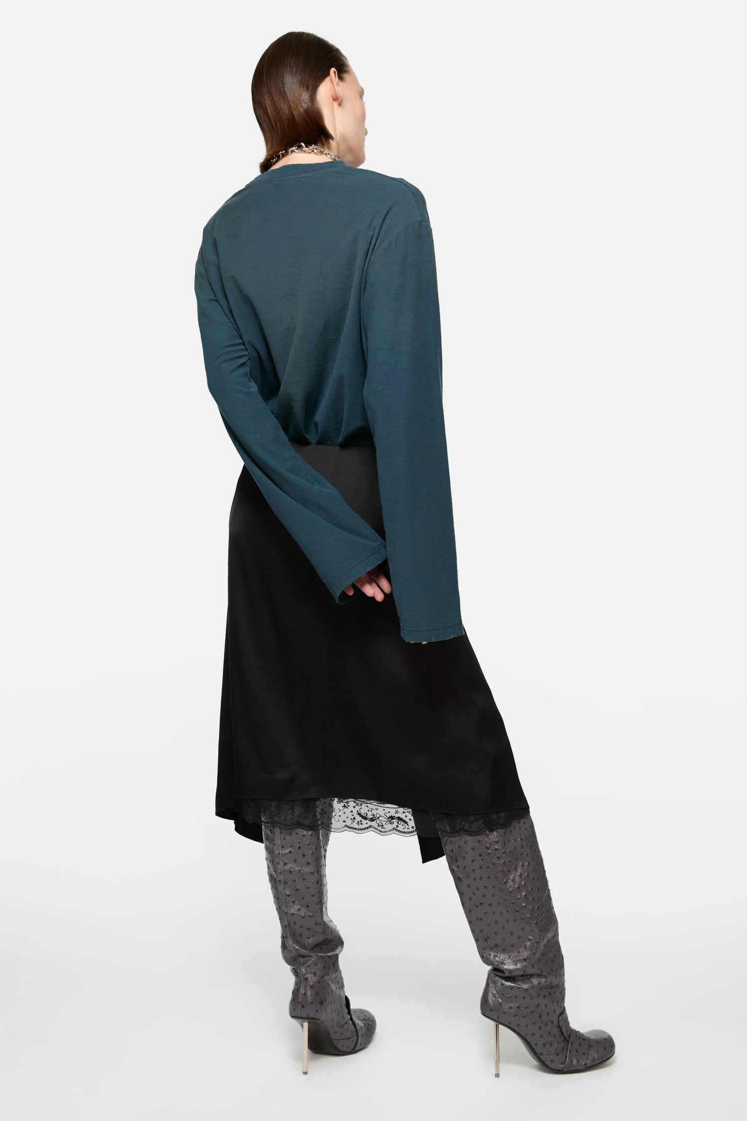 OVERSIZED FIT CROPPED JACKET